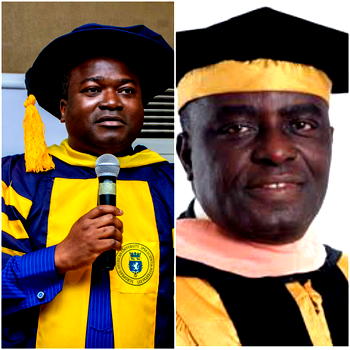 Ogunsan felicitates with Okebukola at 70, retirement