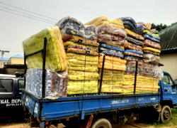 Police intercepts lorry load of ‘palliatives mattresses’ in Bayelsa, arrest two suspects