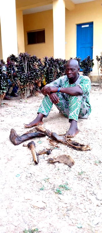 Police parade man caught with human parts in Osun