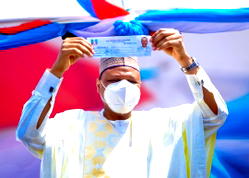 APC REGISTRATION: Blueprint publisher, Alh Mohammed Idris Malagi registers at polling unit