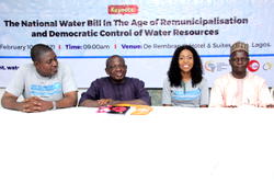 National Water Bill: CSOs, labour, community groups insist on public sector solutions to water challenges