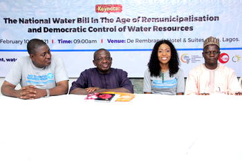 National Water Bill: CSOs, labour, community groups insist on public sector solutions to water challenges