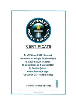 Gentjan Cekeli reflects on his journey and setting a Guinness World Record
