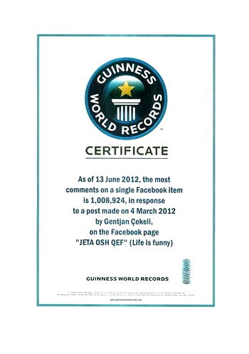 Gentjan Cekeli reflects on his journey and setting a Guinness World Record
