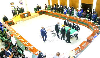 IBB, Emmanuel, Diri, PANDEF pay glowing tributes to Nkanga