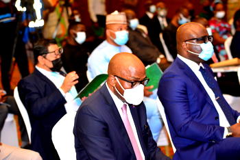 PHOTO NEWS: Cross section of dignitaries at Vanguard’s CBN/Bankers’ Committee summit on economy