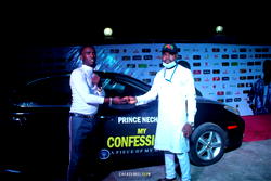Comedian Neche dazzles at show, gets car gift from TDec company