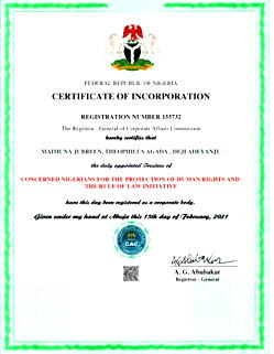 Concerned Nigerians group gets CAC registration