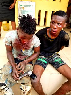 Two suspected armed robbers arrested in Ikorodu