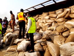 Tricyclist escapes as train, truck collide in Lagos