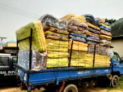 Police arrest 2 with truckload of mattresses meant for flood victims in Bayelsa
