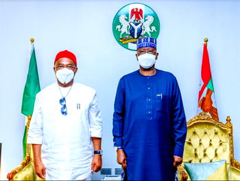 Boss Mustapha visits Uzodimma, asks Imo people to embrace COVID-19 vaccine