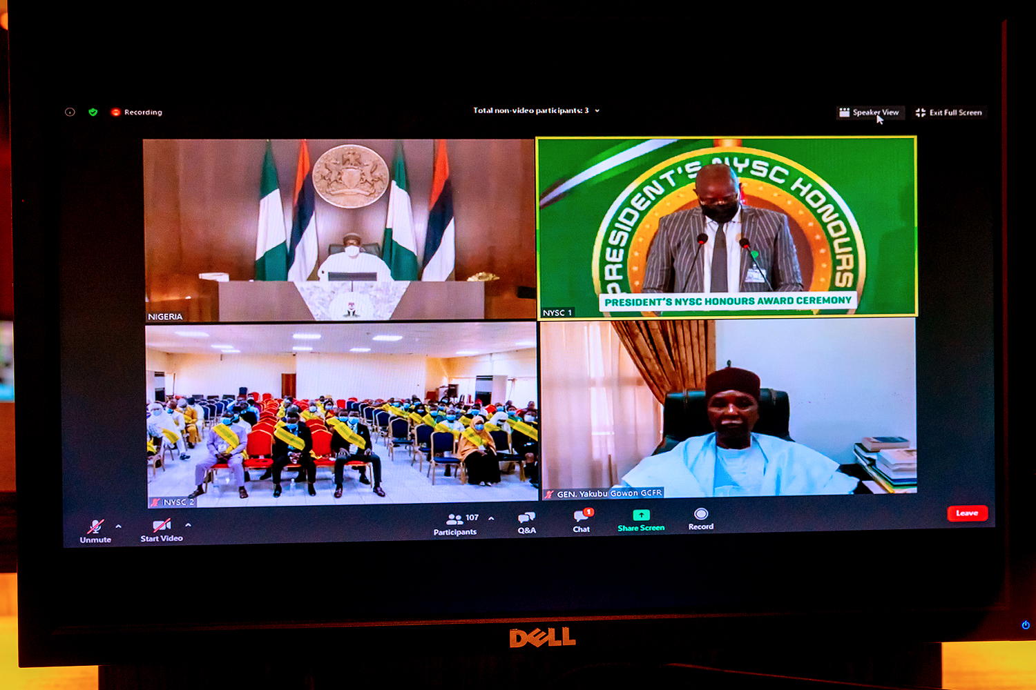 Buhari offers automatic employment, scholarships to 110 ex-Corps members