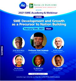 Procter & Gamble, Federal Ministry of Industry, Trade & Investment, Bank of Industry announces launch of 2021 P&G – BoI SME Academy