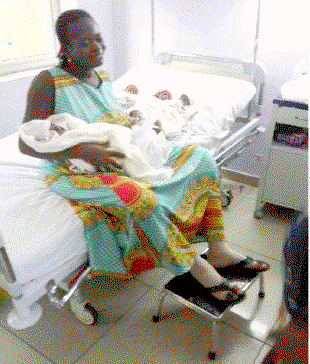 We owe N257,000 hospital bill, parents of quintuplets cry out