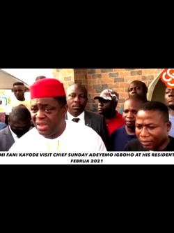 VIDEO: What Fani-Kayode said about herdsmen at Sunday Igboho’s residence in Ibadan