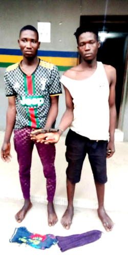 Police arrest two traffic robbery suspects in Lagos hotel