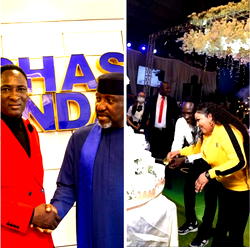 Rochas Okorocha celebrates Prophet Jeremiah Omoto Fufeyin @50