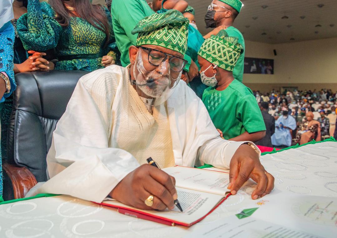 ONDO ASSEMBLY RECEIVES LETTER FROM AKEREDOLU TRANSMITTING POWER TO ...