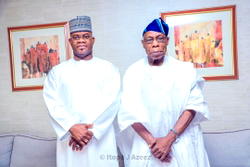 Obasanjo urges Bello to sustain fight against criminality