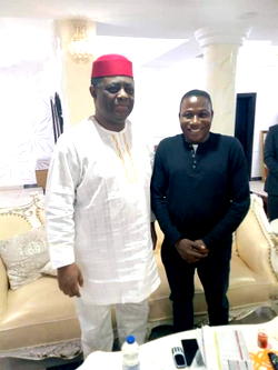 Photo News: Fani-Kayode meets Sunday Igboho