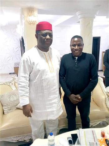Photo News: Fani-Kayode meets Sunday Igboho