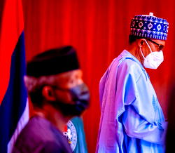 PHOTO NEWS: President Buhari presides over virtual FEC meeting