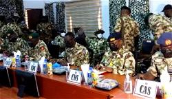Insurgency: CDS, Service Chiefs storm Maiduguri again