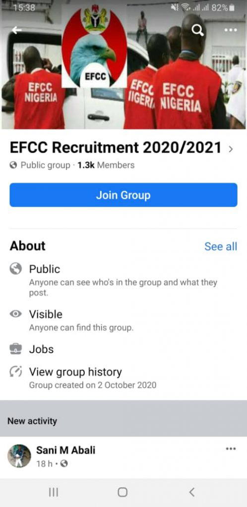 17+ Efcc recruitment 2020 closing date information