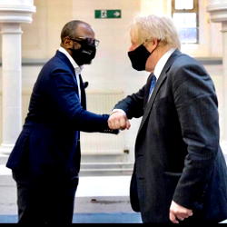PHOTOS: Nigerian pastor, Fola Alade, others meet UK Prime minister over COVID vaccination