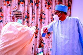 Breaking: Abdulsalam Abubakar meets Buhari in Abuja