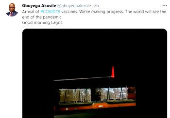 Just in: We’re expecting COVID-19 vaccine today— Lagos Commissioner