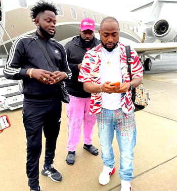 MoneymakerDMW jets off to New York City with Davido