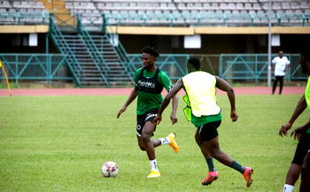 Super Eagles resume training after returning from Kumasi
