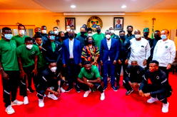 AFCON: Go for victory against Benin, Lesotho ― Sanwo-Olu tasks Super Eagles