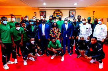 AFCON: Go for victory against Benin, Lesotho ― Sanwo-Olu tasks Super Eagles