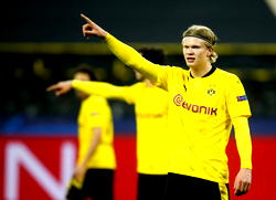 Haaland double sends Dortmund into Champions League quarter-finals