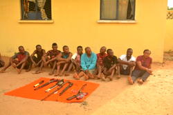 10 arrested over alleged burning of 10 houses in Imo