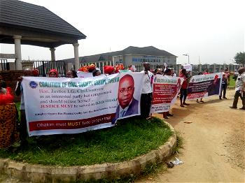 Again, protest hits Imo high court over Ex-gov, Amuchienwa’s case