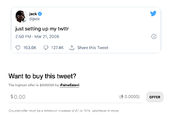 First tweet on Twitter fetches $2.9 mn at auction