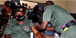 GOC 81 Division, others receive first jab of COVID-19 vaccine