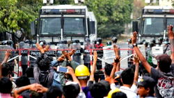 Breaking: Many killed as police shoot live rounds at protesters in Myanmar