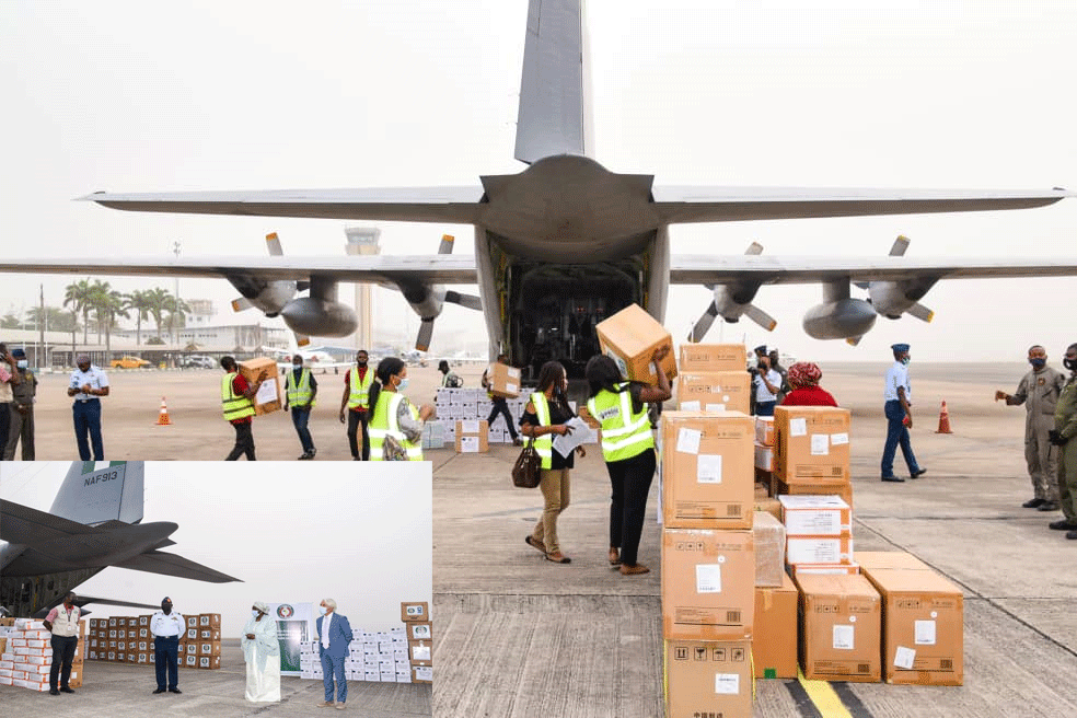 NAF airlifts COVID-19 relief materials to 14 West African countries
