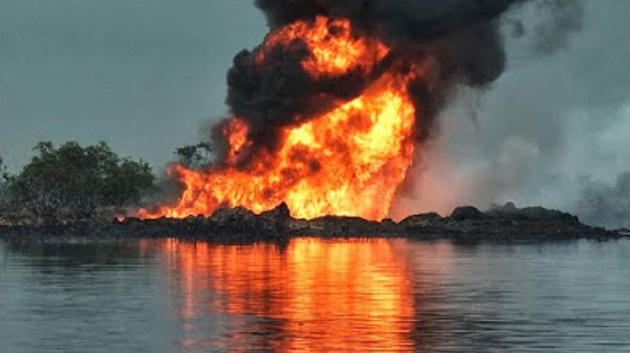Suspected militants set ablaze Agip oil pipelines in Bayelsa community