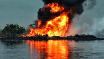 Suspected militants set ablaze Agip oil pipelines in Bayelsa community