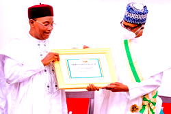 Buhari receives highest Niger Republic award