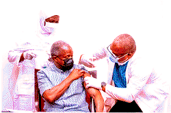 COVID-19 vaccination painfree, says Osinbajo