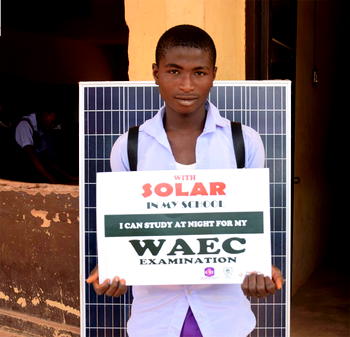 Glow initiative, Access bank, Power Secondary school with solar