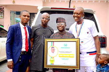Nelson Mandela Leadership Award of Excellence: EYC President congratulates Amb. Prayer Pemu