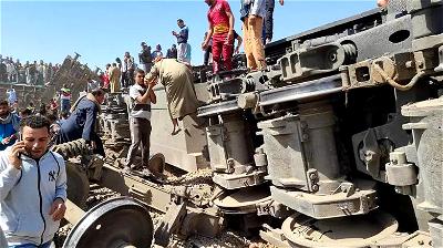 Egypt revises death toll in train collision down to 19